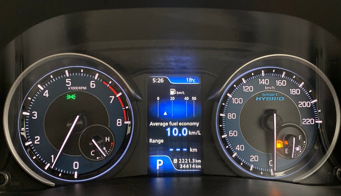 2019 Maruti Ertiga ZXI SMART HYBRID AT, Petrol, Automatic, 34,752 km, Odometer Image