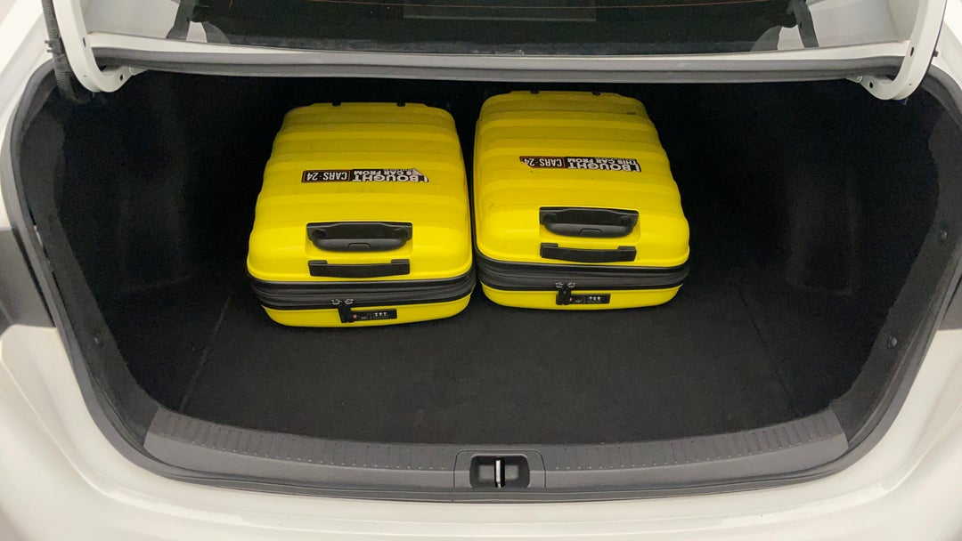 Boot Inside View with Luggage