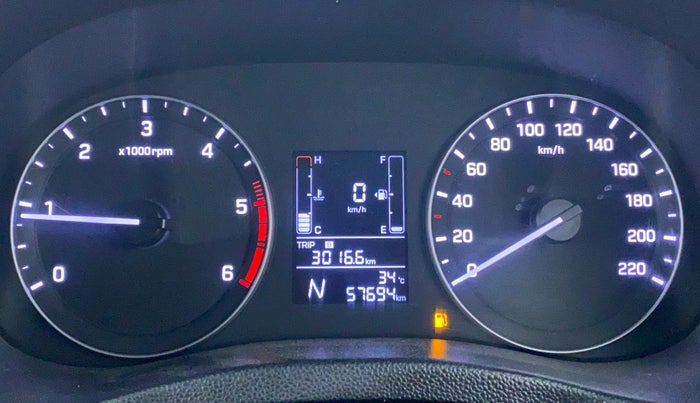 2018 Hyundai Creta 1.6 SX AT CRDI, Diesel, Automatic, 58,057 km, Odometer Image