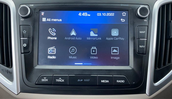 2018 Hyundai Creta 1.6 SX AT CRDI, Diesel, Automatic, 58,057 km, Infotainment System