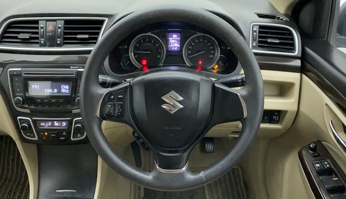 2017 Maruti Ciaz ZETA 1.4  MT PETROL, Petrol, Manual, 31,486 km, Steering Wheel Close Up