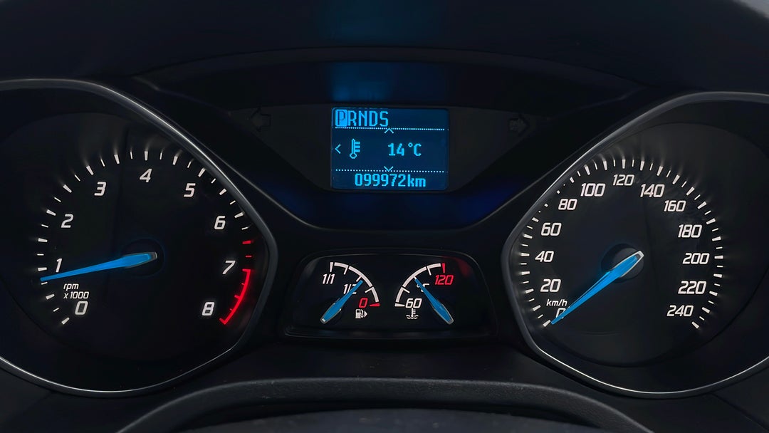 2015 Ford Focus Ambiente, Automatic, 99918 km, Odometer View