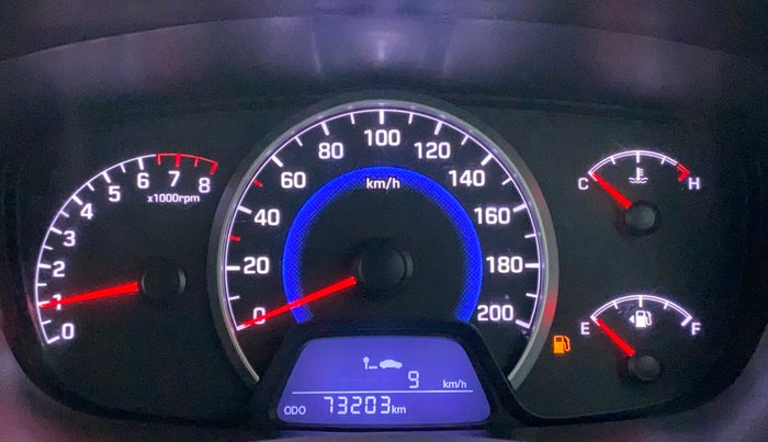 2016 Hyundai Grand i10 ASTA (O) 1.2 KAPPA VTVT, Petrol, Manual, 73,202 km, Odometer Image
