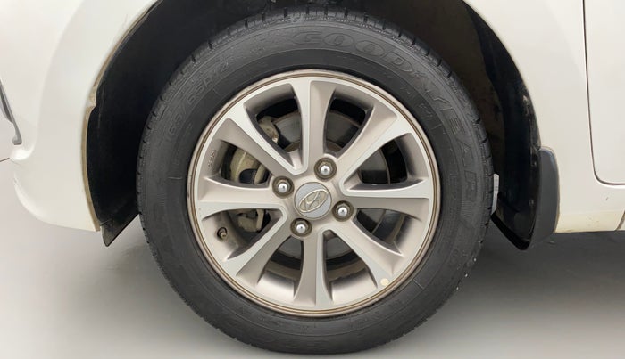 2016 Hyundai Grand i10 ASTA (O) 1.2 KAPPA VTVT, Petrol, Manual, 73,202 km, Left Front Wheel