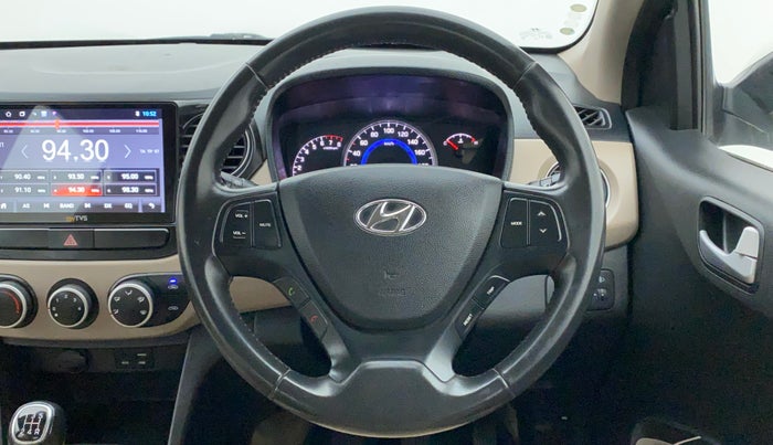 2016 Hyundai Grand i10 ASTA (O) 1.2 KAPPA VTVT, Petrol, Manual, 73,202 km, Steering Wheel Close Up