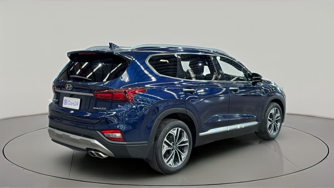 2019 Hyundai Santa Fe Highlander Crdi Burg (AWD), Automatic, 71412 km, Right Back Diagonal (45- Degree) View
