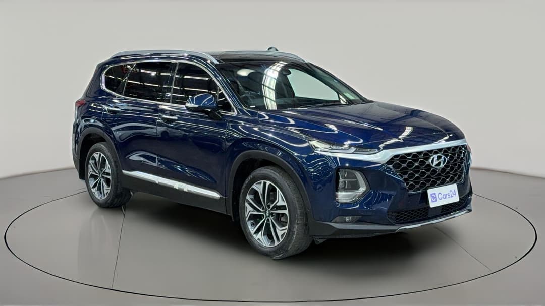 2019 Hyundai Santa Fe Highlander Crdi Burg (AWD), Automatic, 71412 km, Right Front Diagonal (45- Degree) View