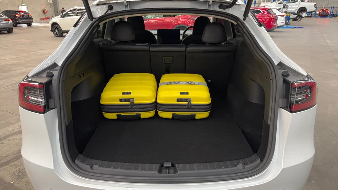 2022 Tesla Model Y Rear-wheel Drive, Automatic, 64459 km, Boot Inside View with Luggage