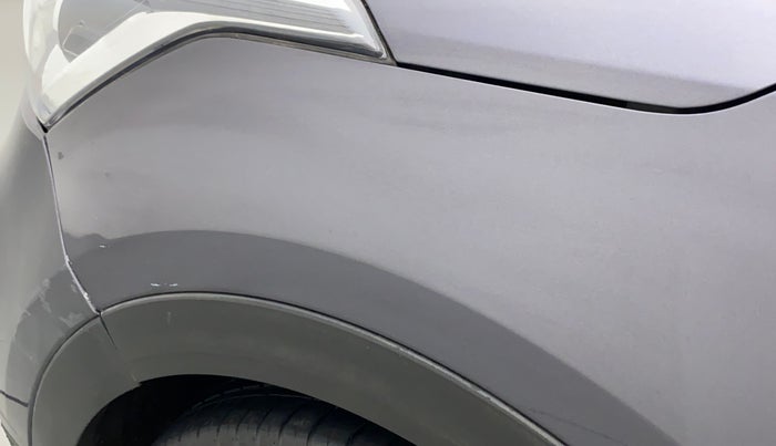 2019 Hyundai Creta SX AT 1.6 DIESEL, Diesel, Automatic, 80,459 km, Left fender - Slightly dented