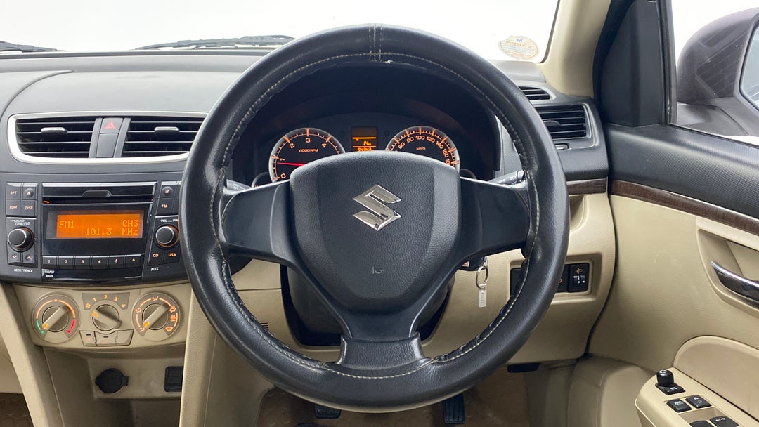 Steering Wheel Close Up