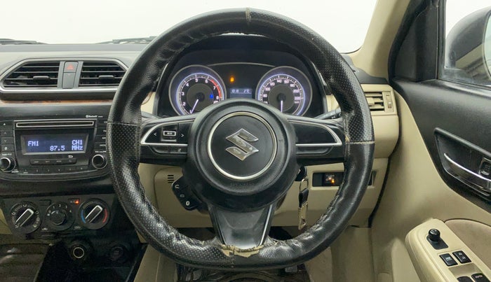 2018 Maruti Dzire VXI AMT, CNG, Automatic, 49,922 km, Steering Wheel Close Up