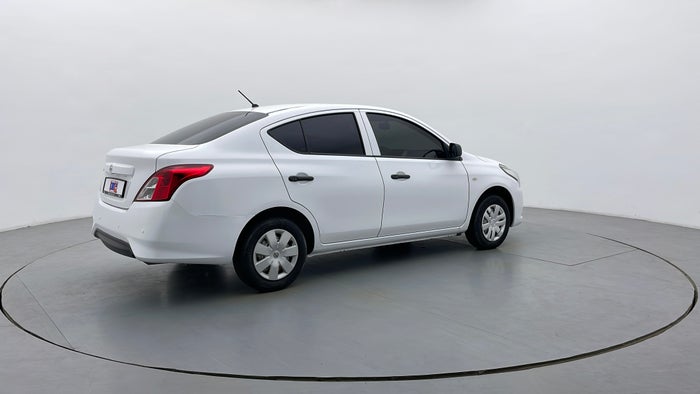 NISSAN SUNNY-Right Back Diagonal (45- Degree) View