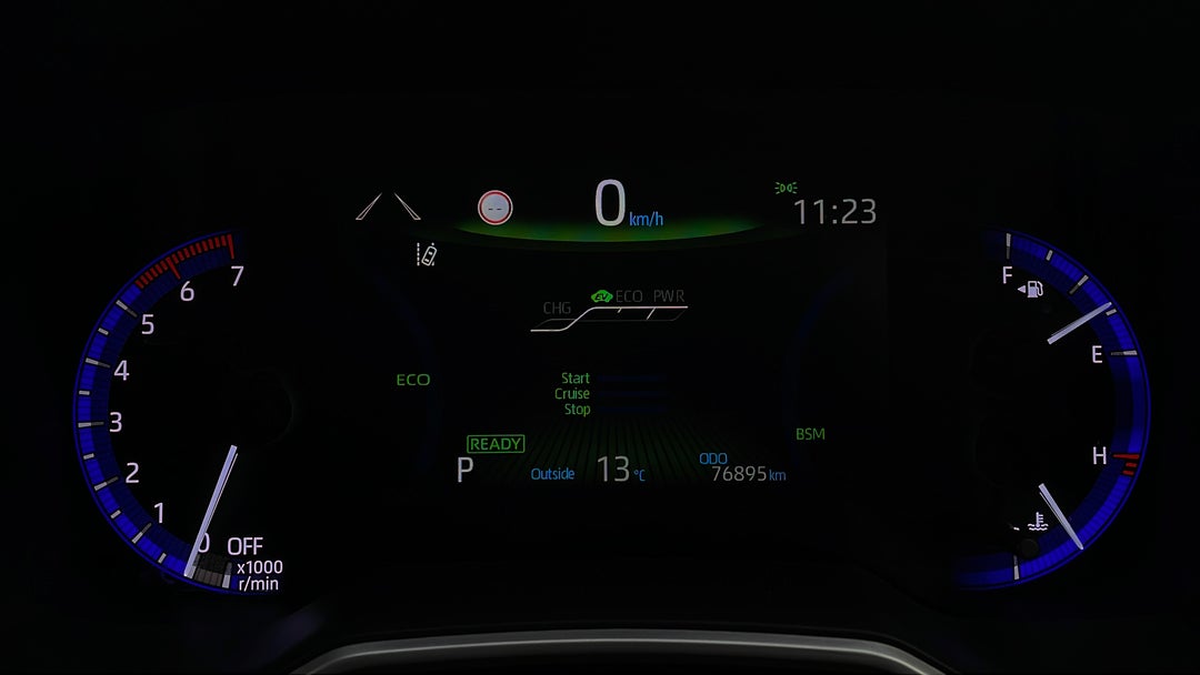 2019 Toyota Corolla Zr Hybrid, Automatic, 76895 km, Odometer View