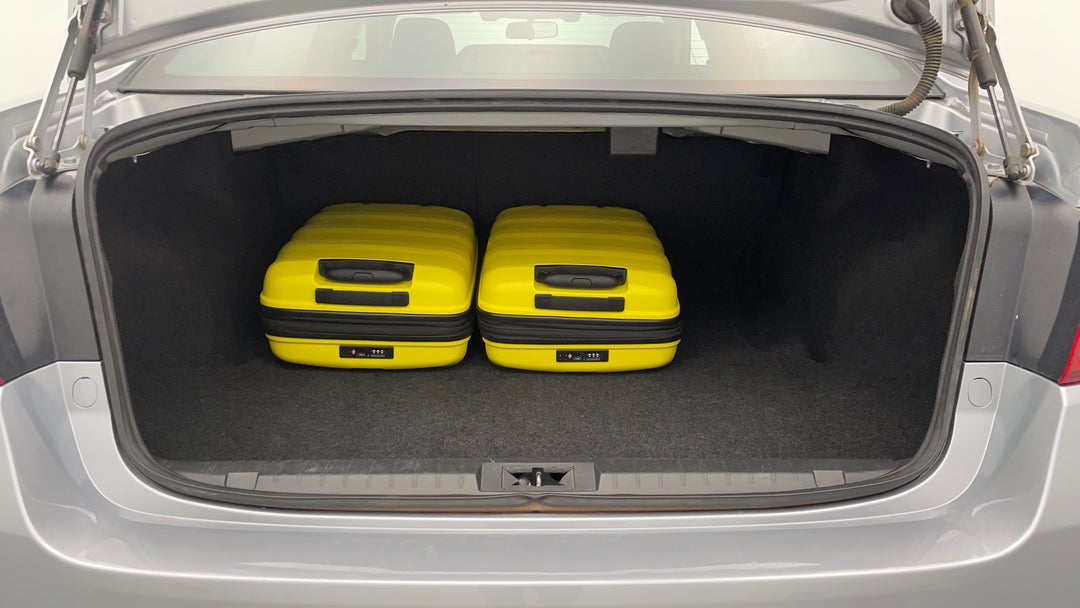 Boot Inside View with Luggage