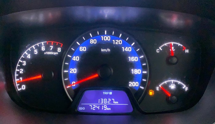 2016 Hyundai Xcent SX 1.2 (O), CNG, Manual, 72,419 km, Odometer Image