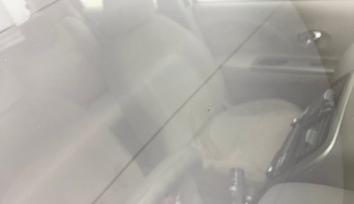 2013 Nissan Micra XV CVT, Petrol, Automatic, 1,21,311 km, Front windshield - Minor spot on windshield