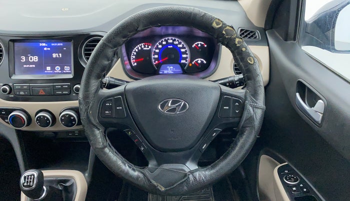 2019 Hyundai Grand i10 SPORTZ 1.2 KAPPA VTVT, Petrol, Manual, 38,624 km, Steering Wheel Close Up