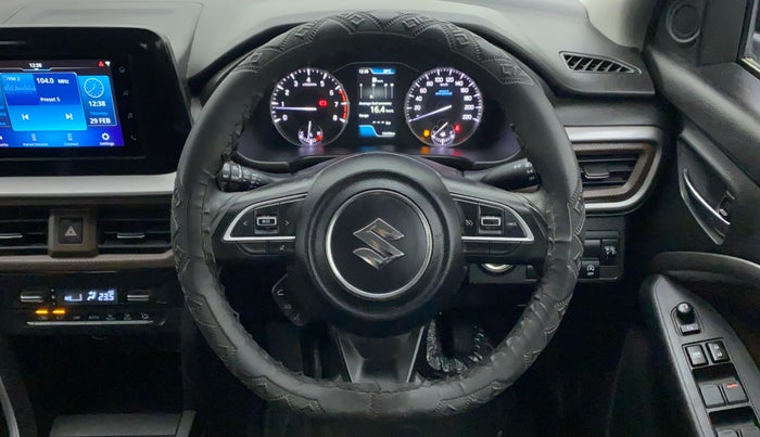 2022 Maruti BREZZA ZXI SMART HYBRID , Petrol, Manual, 13,425 km, Steering Wheel Close Up