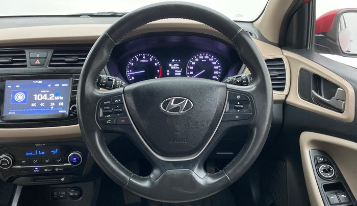 2017 Hyundai Elite i20 ASTA 1.2 (O), Petrol, Manual, 35,408 km, Steering Wheel Close Up