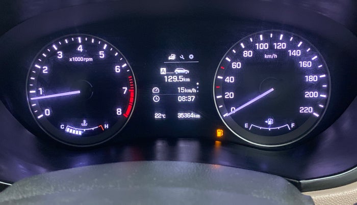 2017 Hyundai Elite i20 ASTA 1.2 (O), Petrol, Manual, 35,408 km, Odometer Image