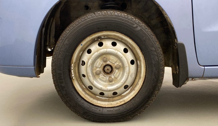2010 Maruti Wagon R LXI, Petrol, Manual, 55,048 km, Left Front Wheel