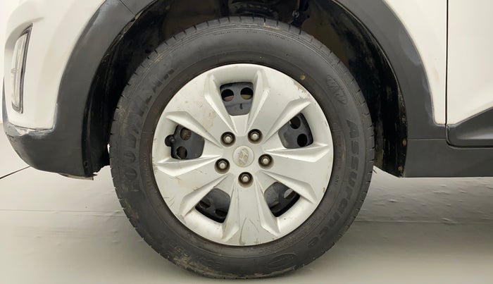 2016 Hyundai Creta E PLUS 1.6 PETROL, CNG, Manual, 85,035 km, Left Front Wheel