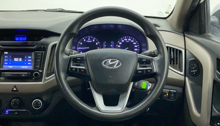 2016 Hyundai Creta E PLUS 1.6 PETROL, CNG, Manual, 85,035 km, Steering Wheel Close Up