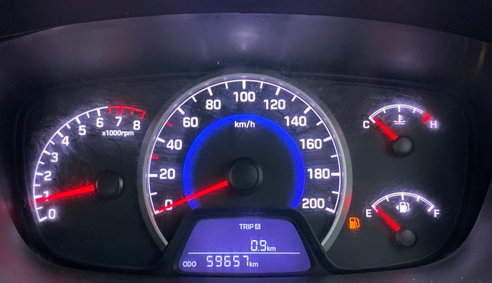 2017 Hyundai Grand i10 MAGNA 1.2 VTVT, Petrol, Manual, 59,720 km, Odometer Image