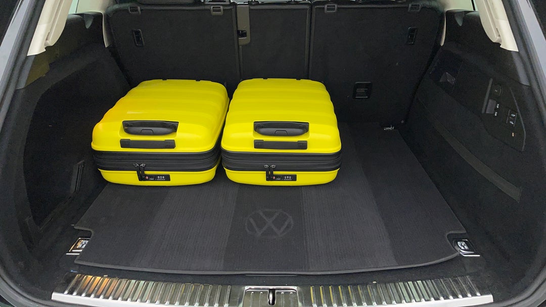 Boot Inside View with Luggage