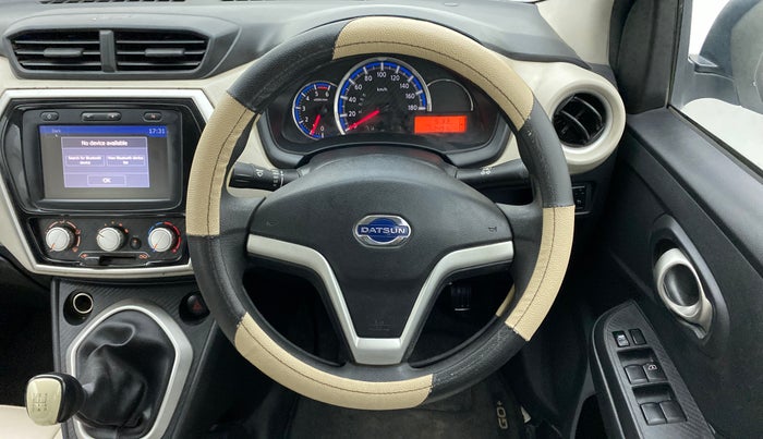 2019 Datsun Go Plus T, Petrol, Manual, 62,906 km, Steering Wheel Close Up