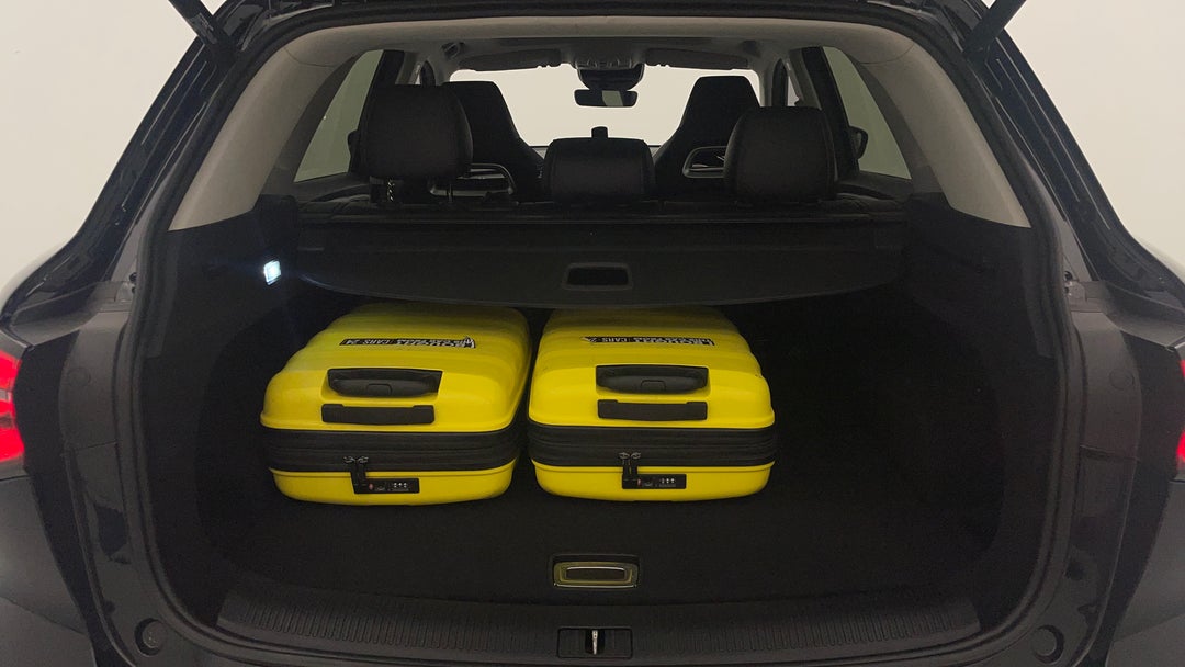 Boot Inside View with Luggage