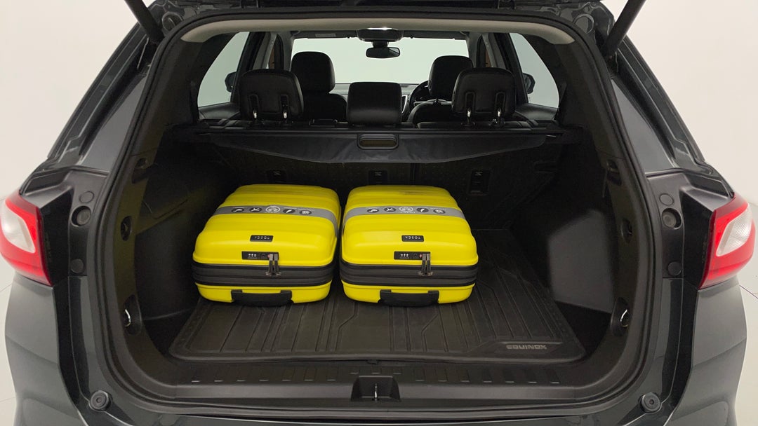 Boot Inside View with Luggage