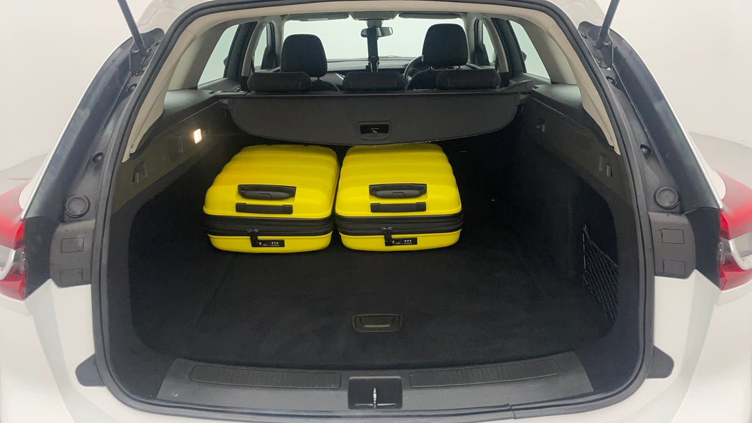 Boot Inside View with Luggage