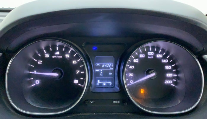 2018 Tata Tiago XZ 1.2 REVOTRON, Petrol, Manual, 34,129 km, Odometer Image