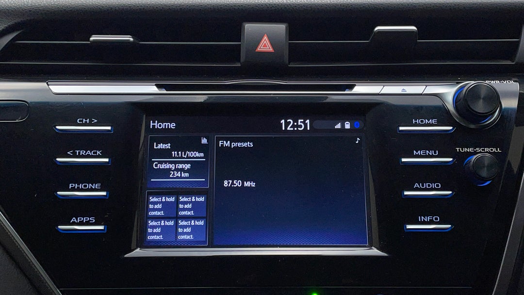 2018 Toyota Camry Ascent, Automatic, 70622 km, Infotainment System