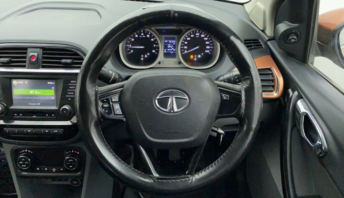2017 Tata TIGOR XZ (O) PETROL, Petrol, Manual, 78,709 km, Steering Wheel Close Up