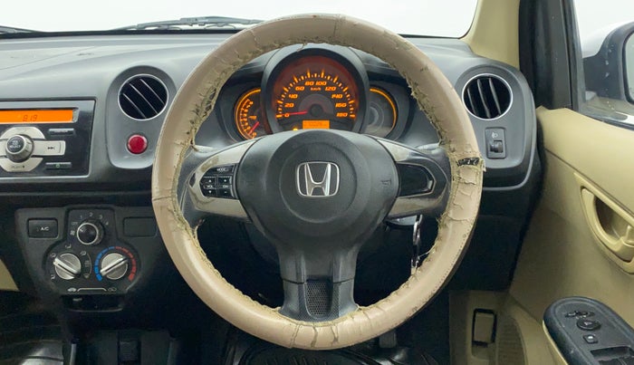 2014 Honda Amaze 1.2 SMT I VTEC, Petrol, Manual, 70,134 km, Steering Wheel Close Up