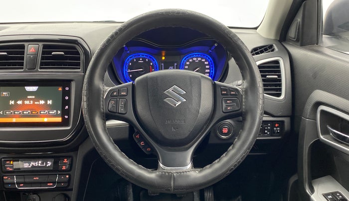2021 Maruti Vitara Brezza ZXI +, Petrol, Manual, 17,117 km, Steering Wheel Close Up