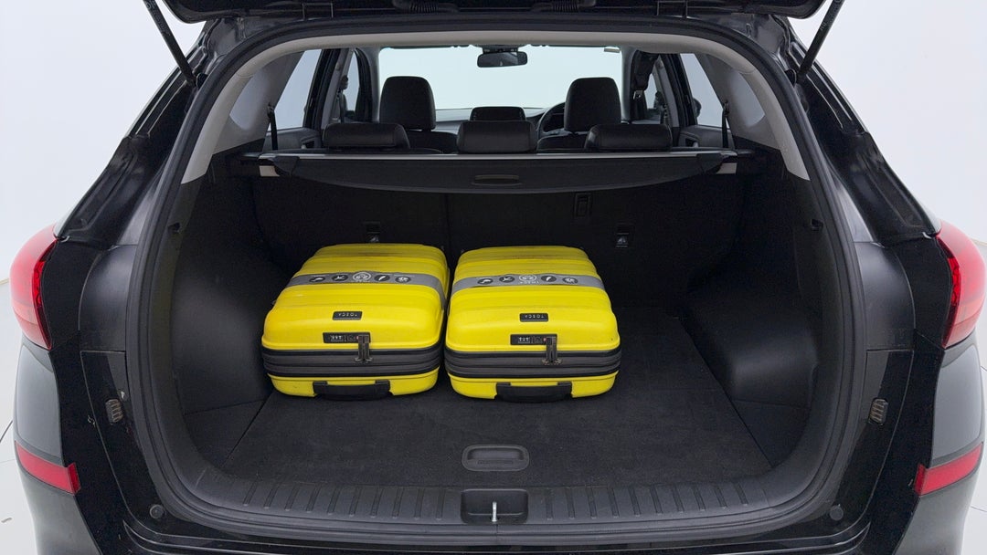 Boot Inside View with Luggage