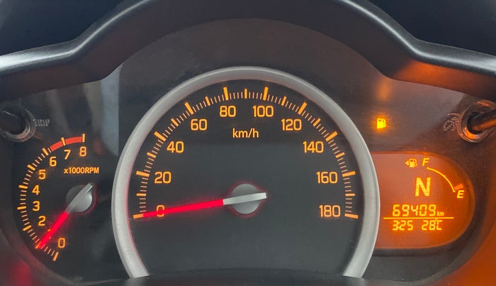 2016 Maruti Celerio VXI AGS, Petrol, Automatic, 69,409 km, Odometer Image
