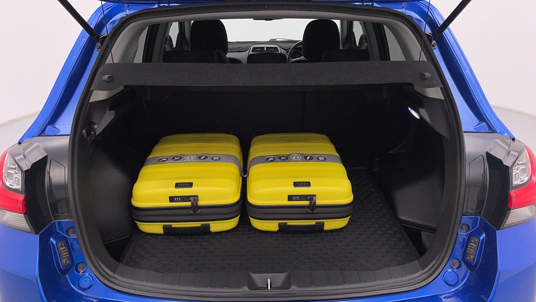 Boot Inside View with Luggage