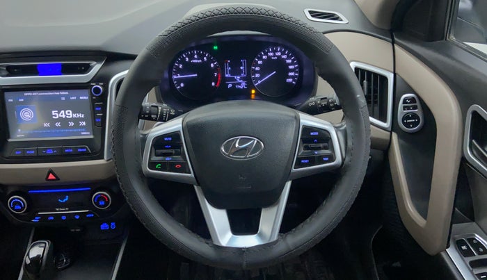 2016 Hyundai Creta 1.6 SX PLUS AUTO PETROL, Petrol, Automatic, 77,427 km, Steering Wheel Close Up