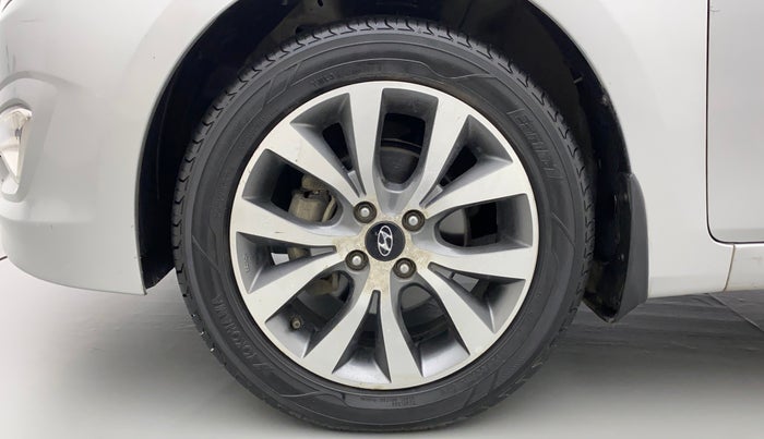 2015 Hyundai Verna FLUIDIC 1.6 CRDI S(O) 4S, Diesel, Manual, 1,01,566 km, Left Front Wheel