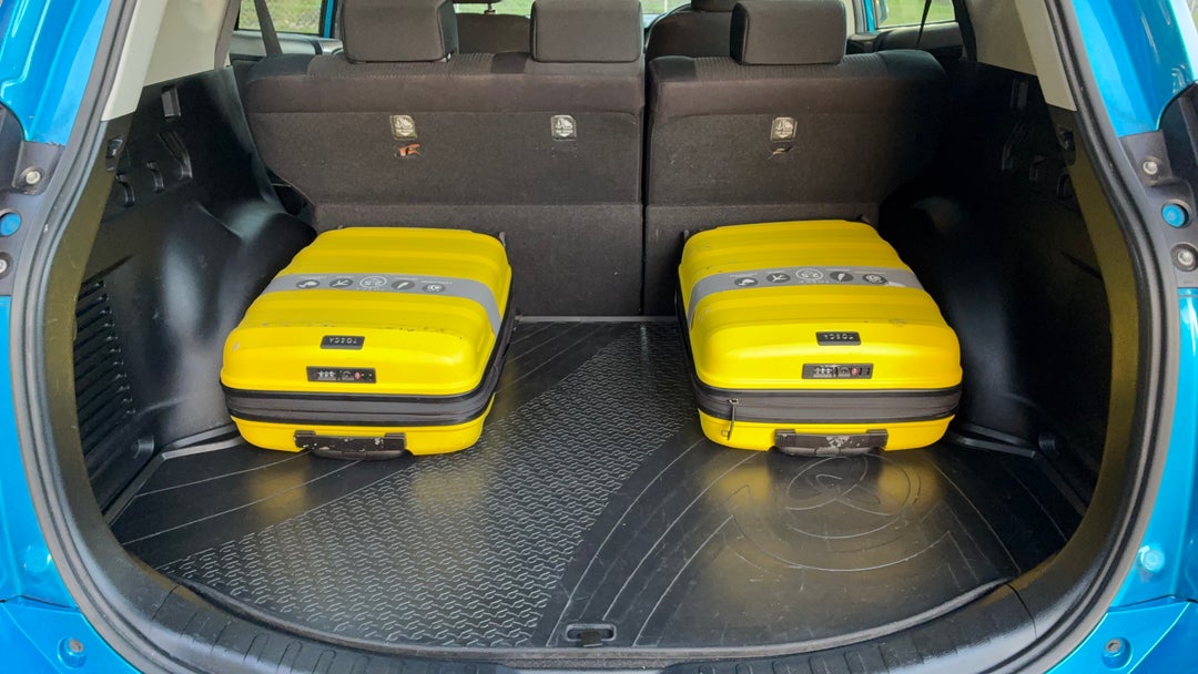 Boot Inside View with Luggage