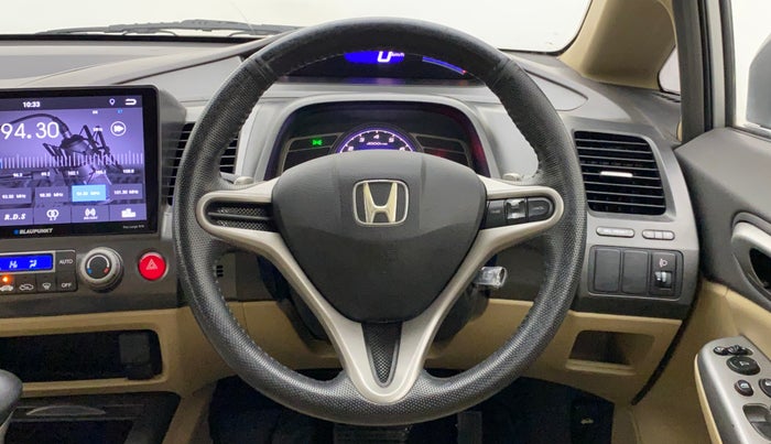 2011 Honda Civic 1.8L I-VTEC V AT SUNROOF, Petrol, Automatic, 84,225 km, Steering Wheel Close Up