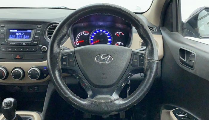 2018 Hyundai Xcent E PLUS, Petrol, Manual, 27,675 km, Steering Wheel Close Up