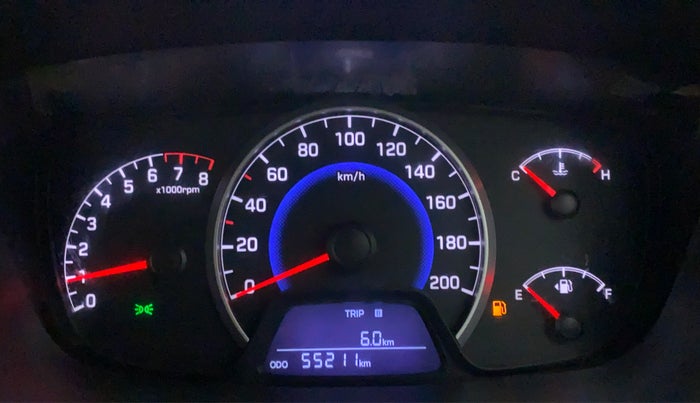 2015 Hyundai Grand i10 SPORTZ 1.2 KAPPA VTVT, Petrol, Manual, 55,211 km, Odometer Image