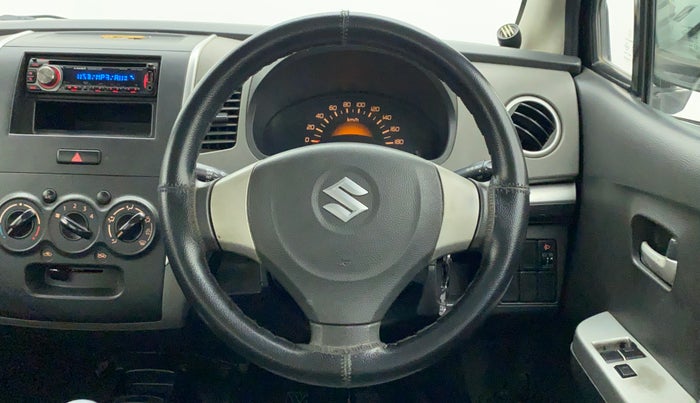 2011 Maruti Wagon R 1.0 LXI, Petrol, Manual, 50,252 km, Steering Wheel Close Up