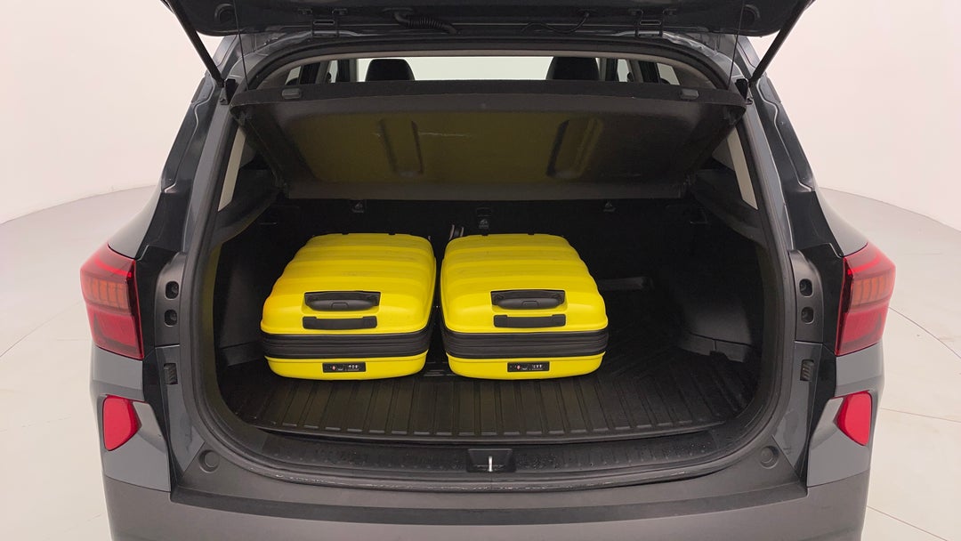 Boot Inside View with Luggage