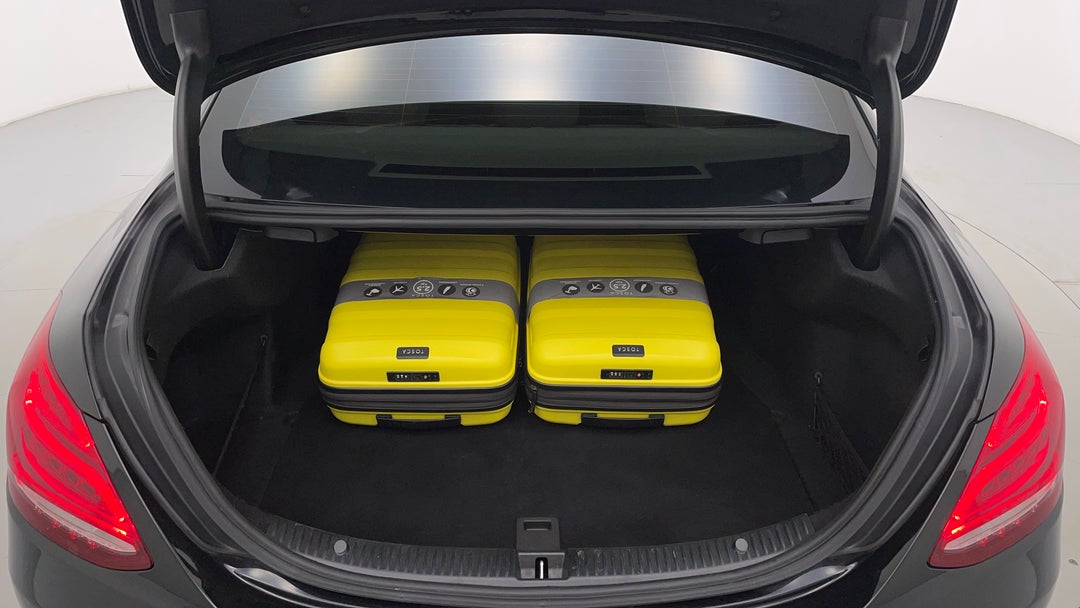 Boot Inside View with Luggage